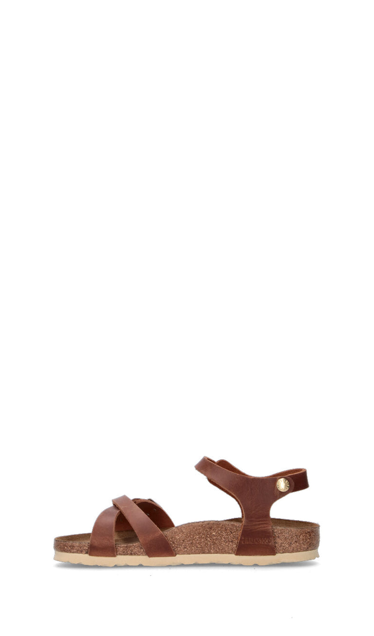 BIRKENSTOCK Sandalo donna marrone in pelle