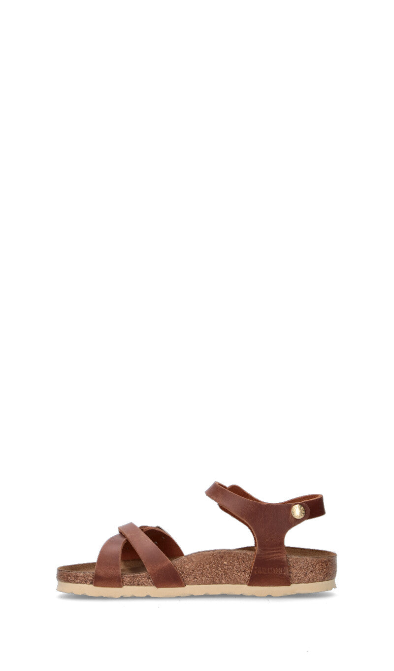 BIRKENSTOCK Sandalo donna marrone in pelle