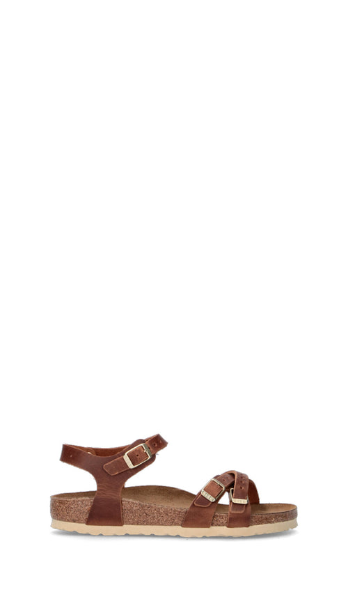 BIRKENSTOCK Sandalo donna marrone in pelle