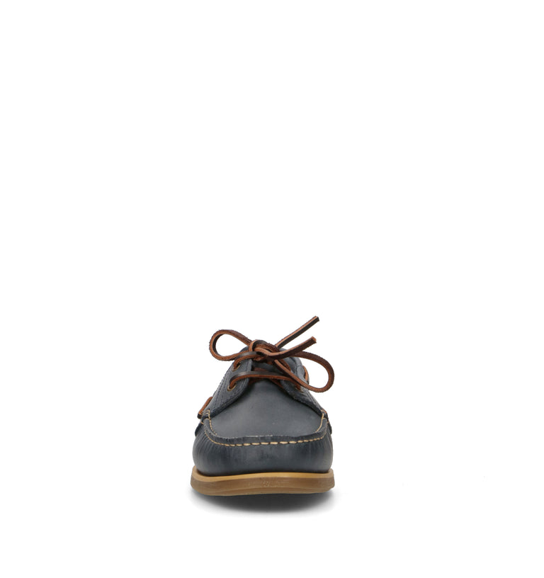 LUMBERJACK Scarpa barca uomo indaco in pelle