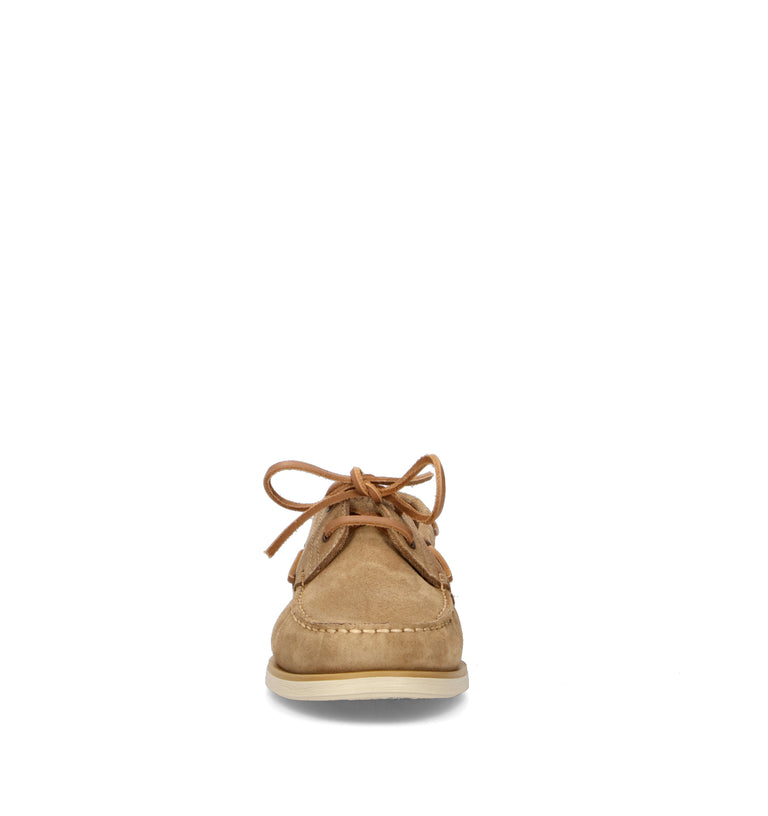 LUMBERJACK Scarpa barca uomo beige in suede
