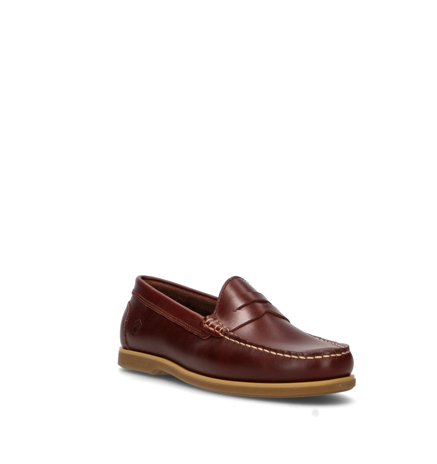 LUMBERJACK Mocassino uomo marrone in pelle