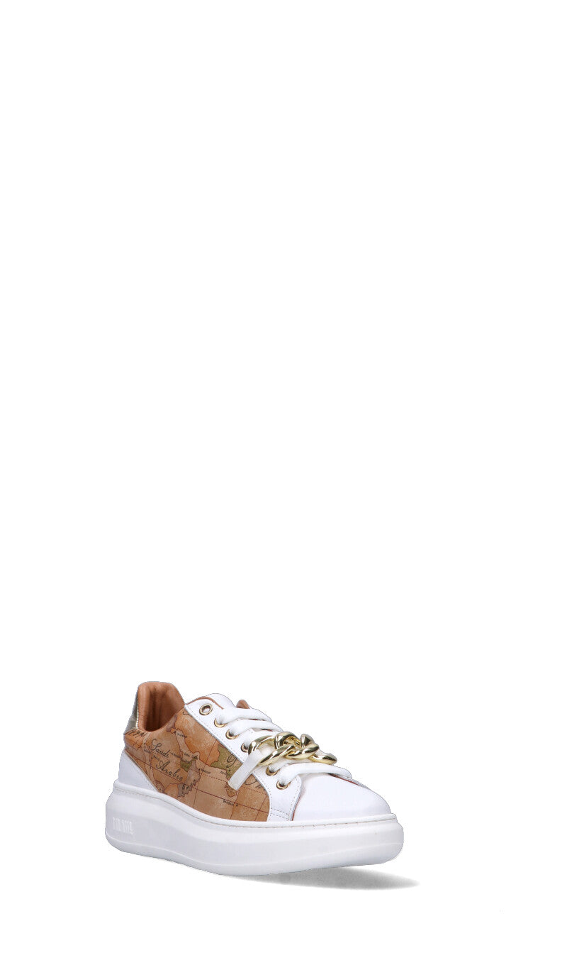ALVIERO MARTINI Sneaker ragazza bianca in pelle