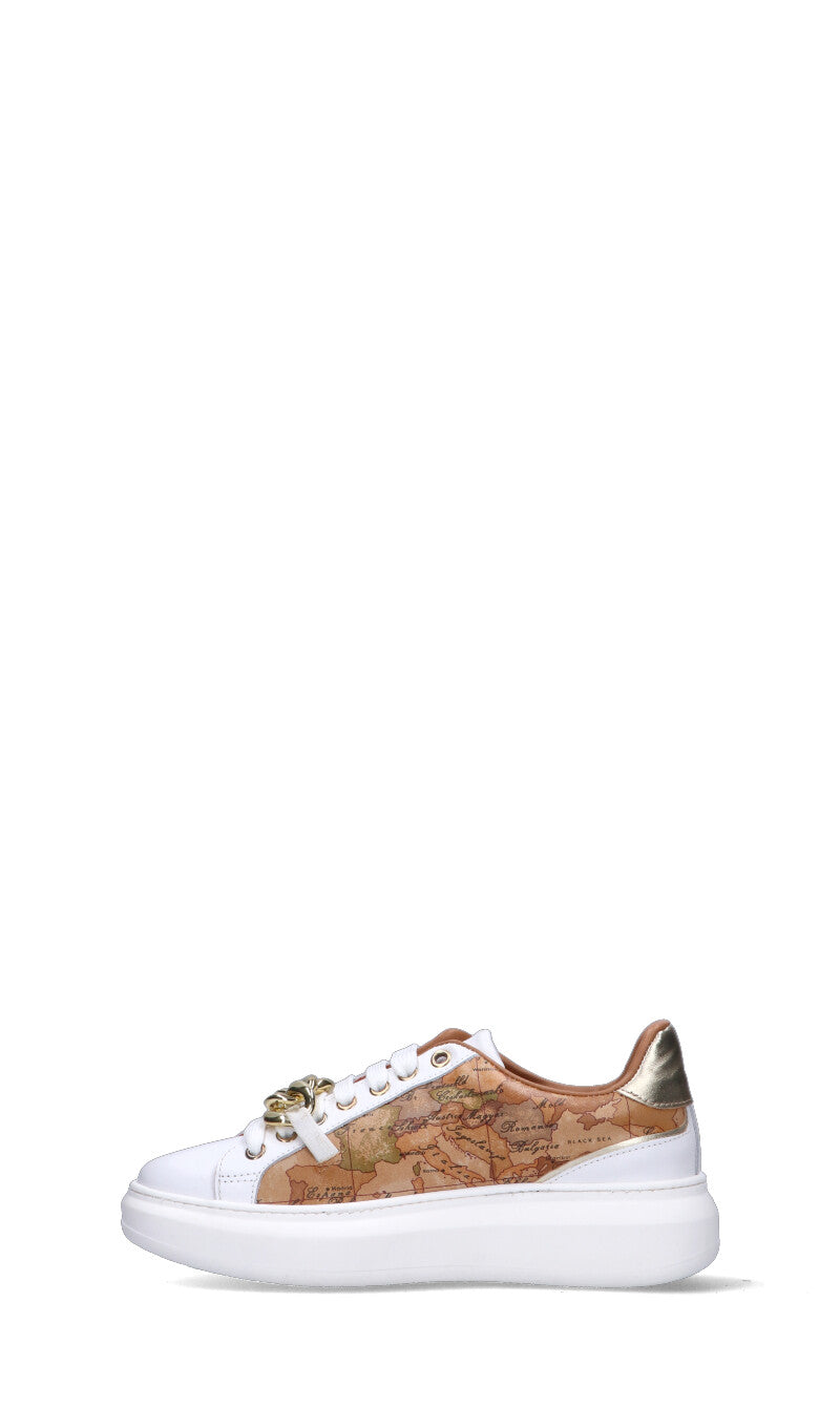 ALVIERO MARTINI Sneaker ragazza bianca in pelle