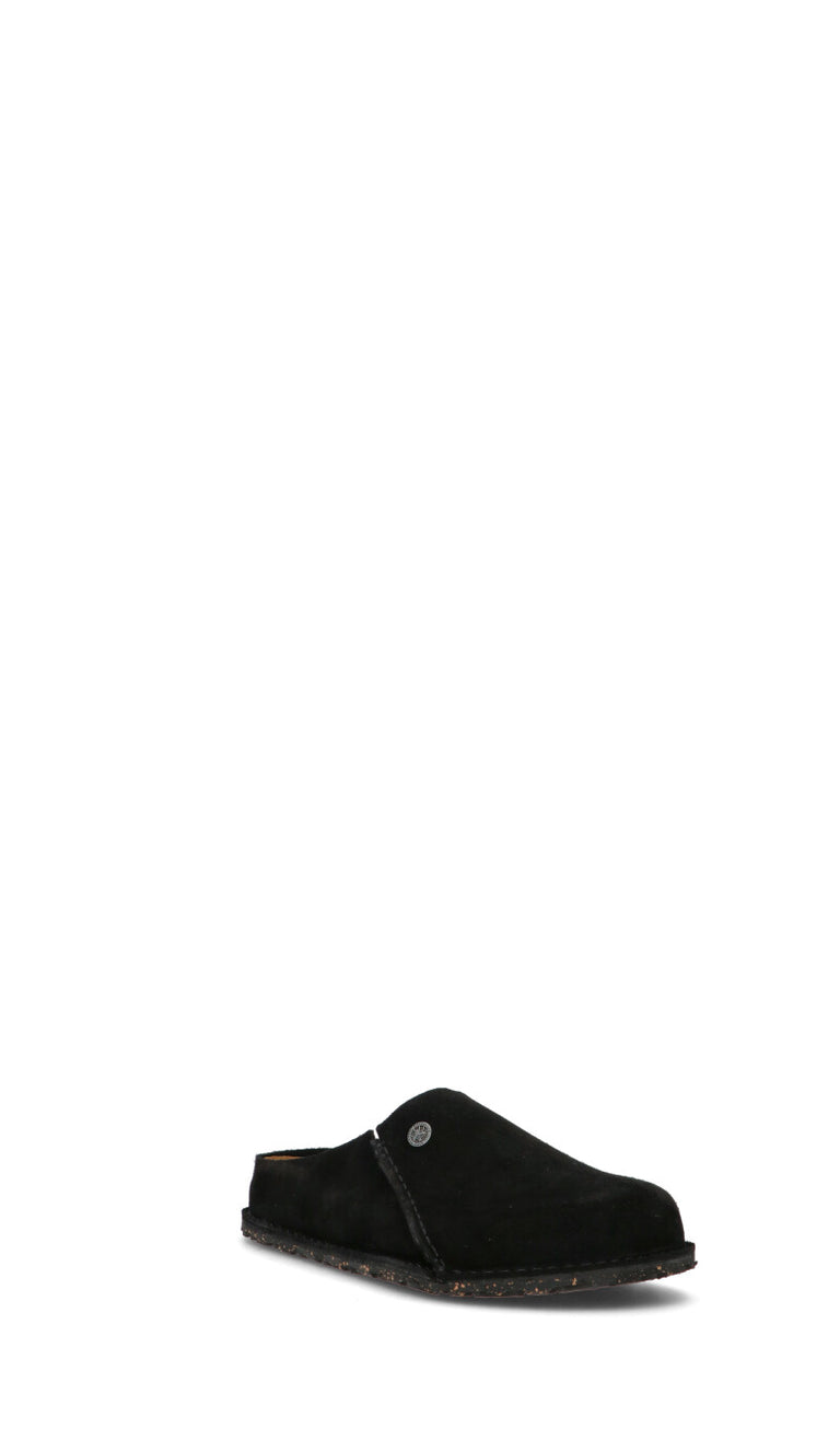 BIRKENSTOCK Ciabatta uomo nera in suede