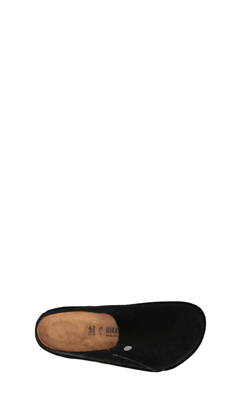 BIRKENSTOCK Ciabatta uomo nera in suede