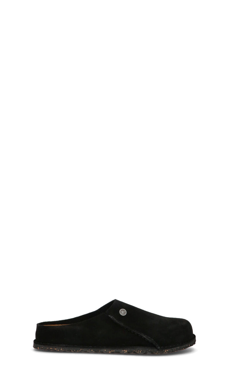BIRKENSTOCK Ciabatta uomo nera in suede