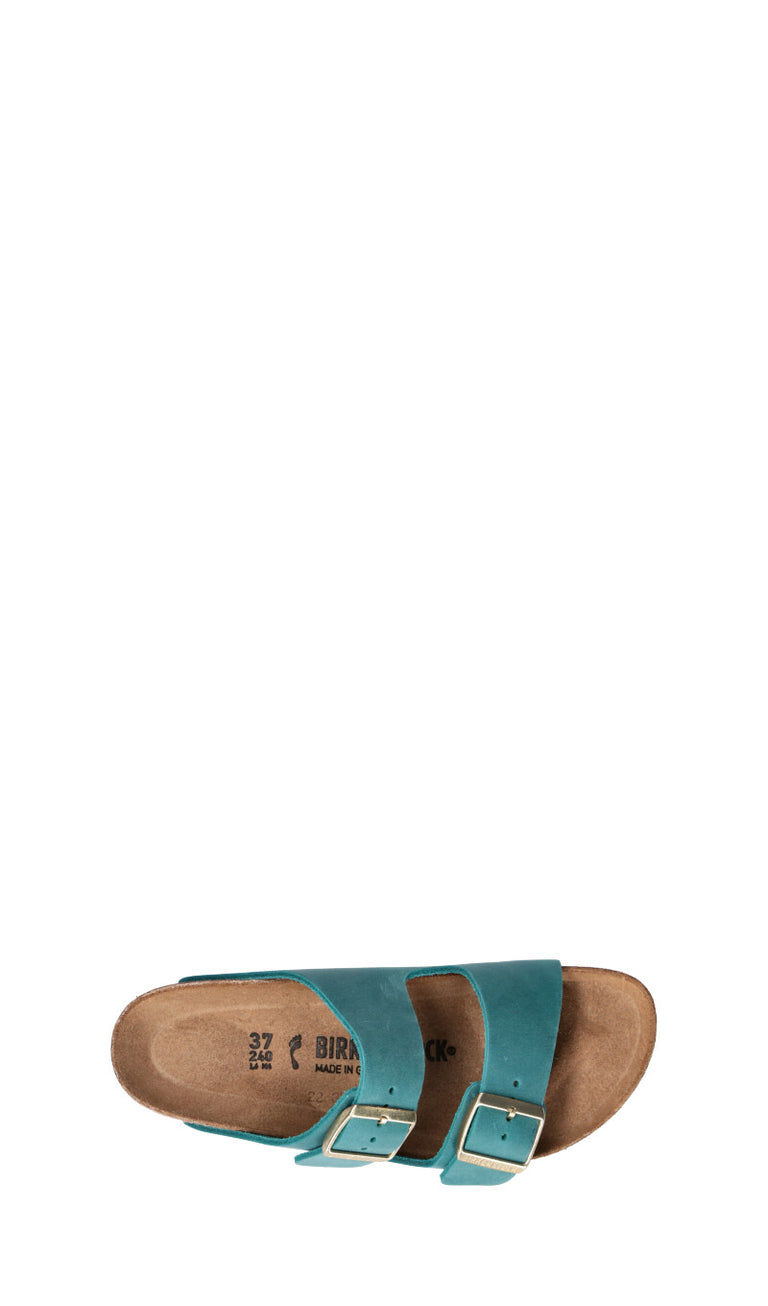 BIRKENSTOCK ARIZONA BS Ciabatta donna blu in pelle