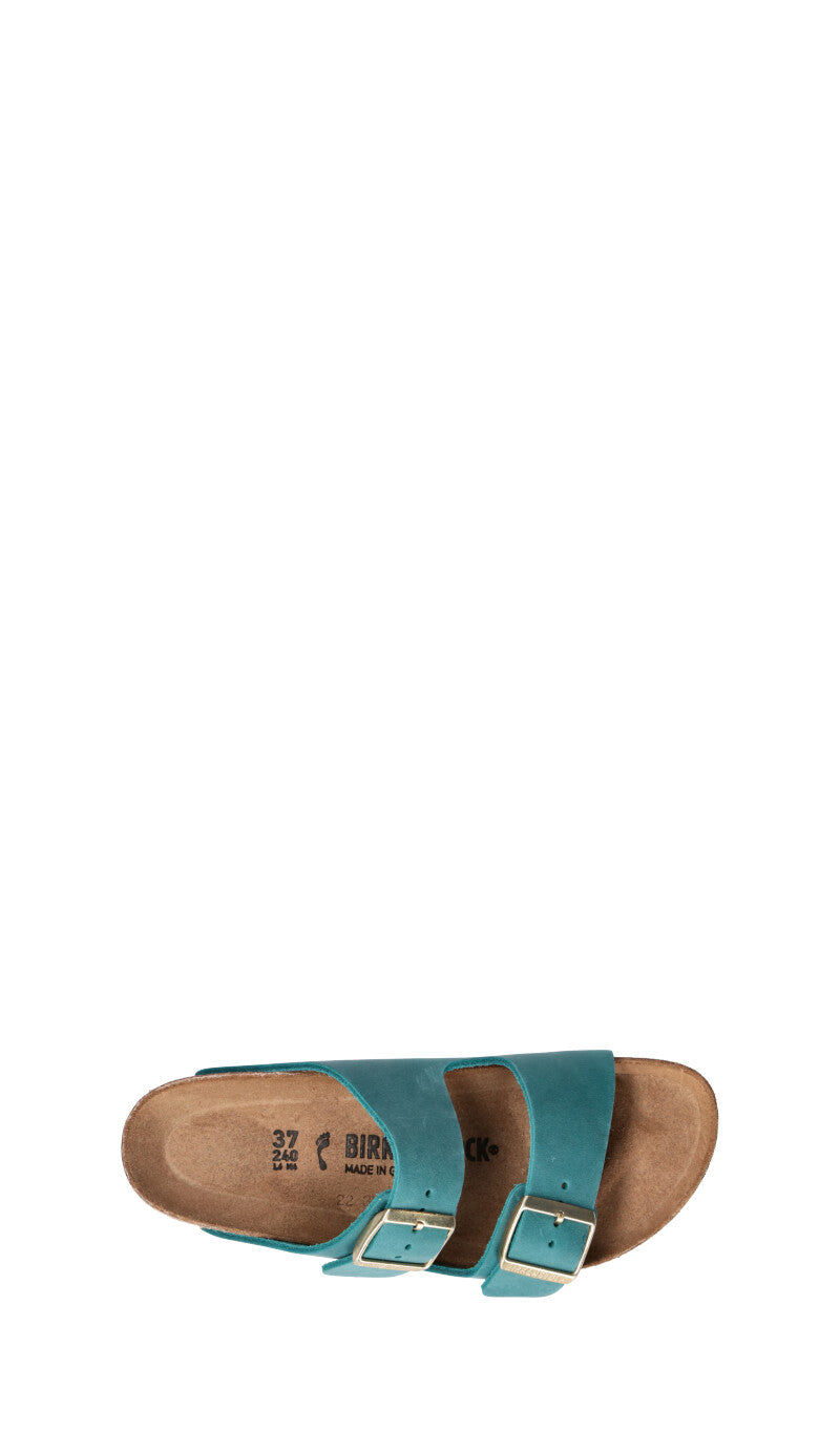 BIRKENSTOCK ARIZONA BS Ciabatta donna blu in pelle