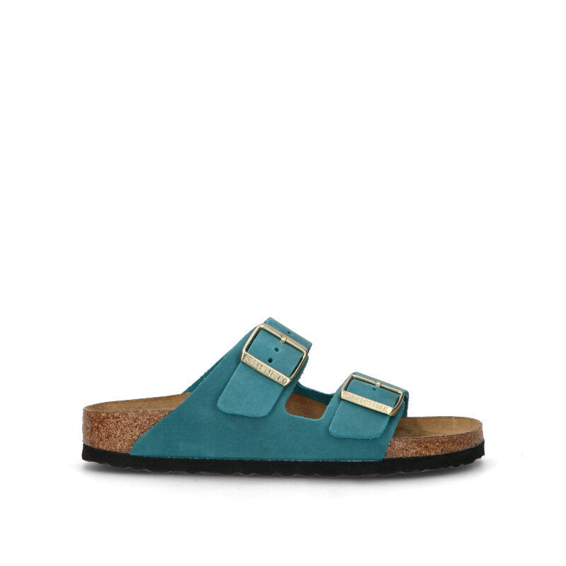 BIRKENSTOCK ARIZONA BS Ciabatta donna blu in pelle