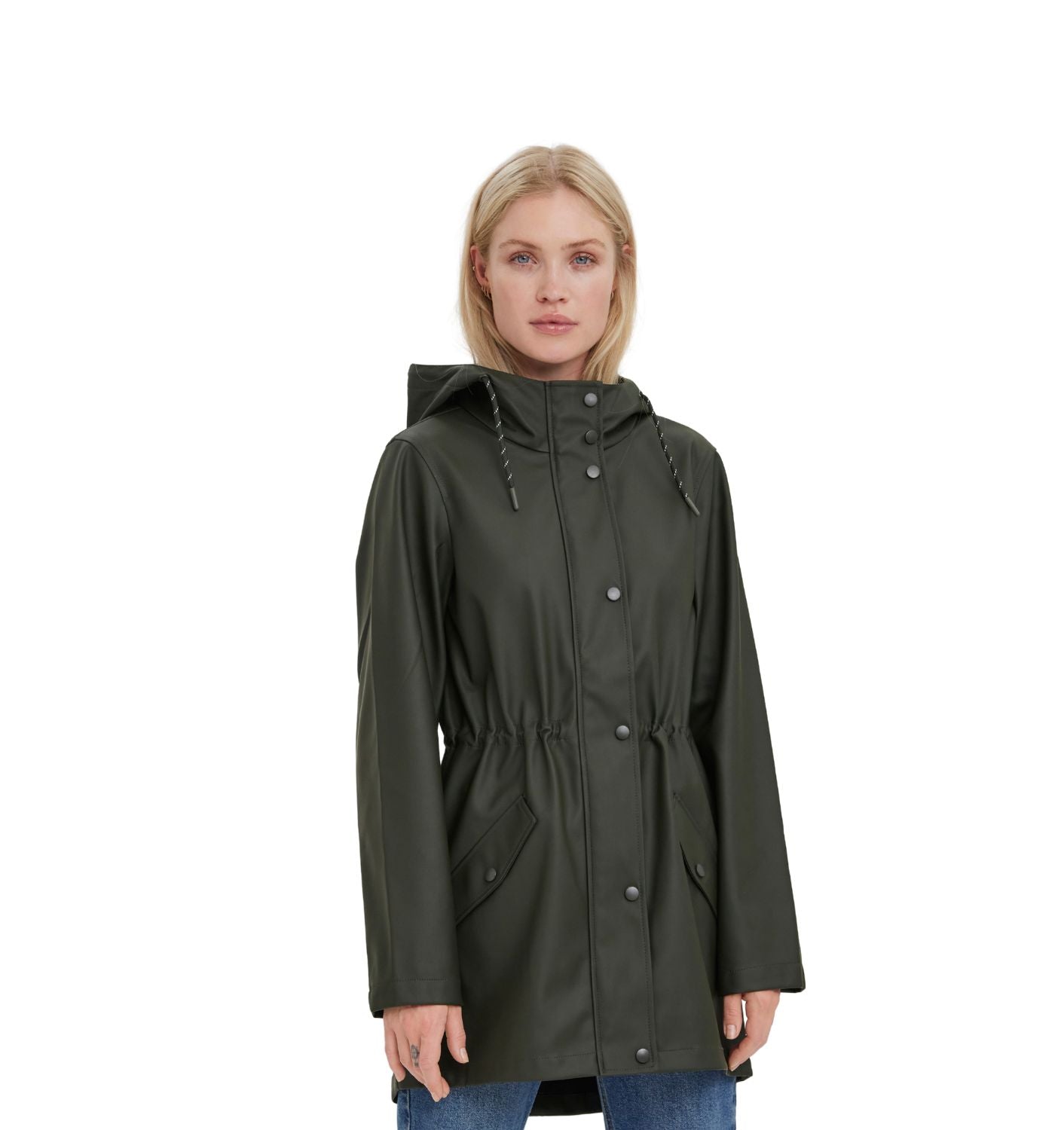 VERO MODA Giubbino impermeabile donna verde