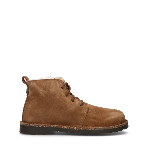 BIRKENSTOCK UPPSALA MID SHEARLING Polacco donna marrone in suede