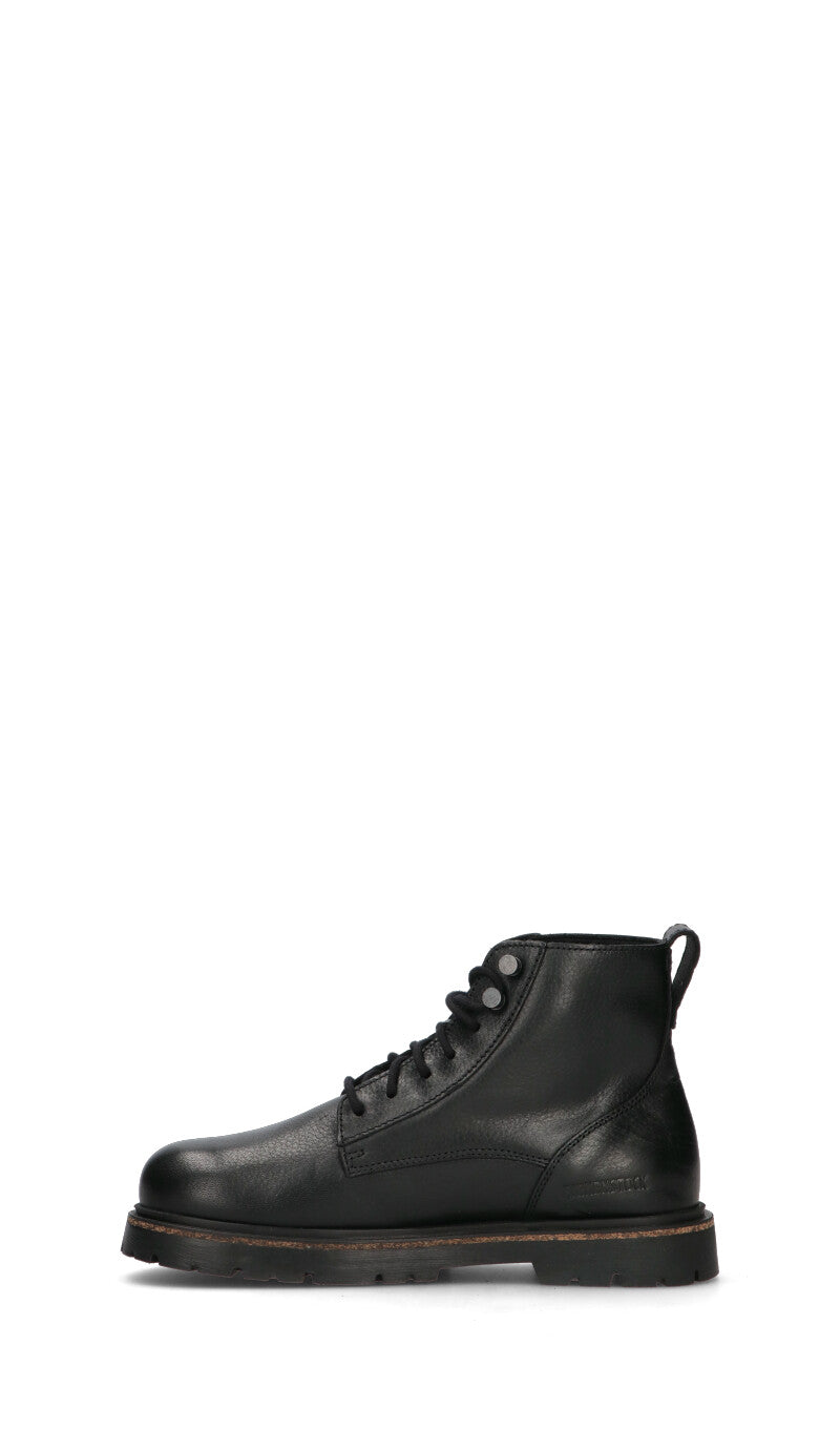 BIRKENSTOCK - HIGHWOOD LACE MID Polacco uomo nero in pelle