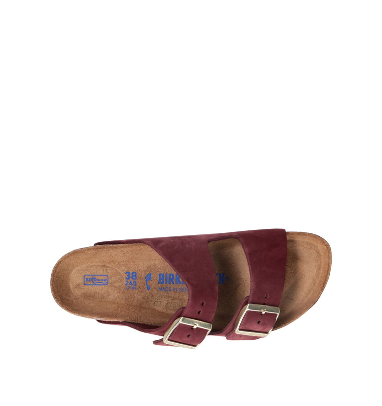 BIRKENSTOCK ARIZONA BS Ciabatta donna rossa in suede