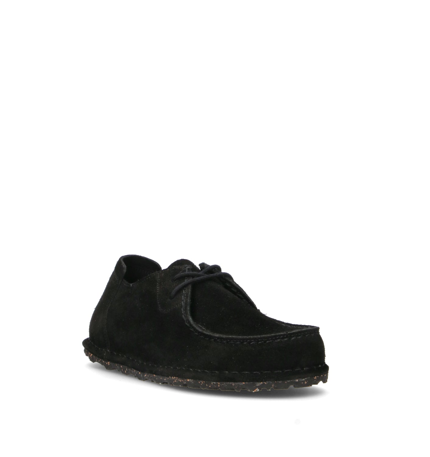 BIRKENSTOCK UTTI LACE Mocassino donna nero in suede