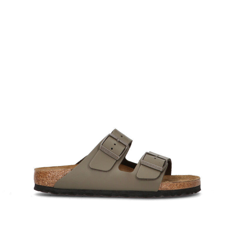 BIRKENSTOCK ARIZONA BS Ciabatta donna grigia in pelle