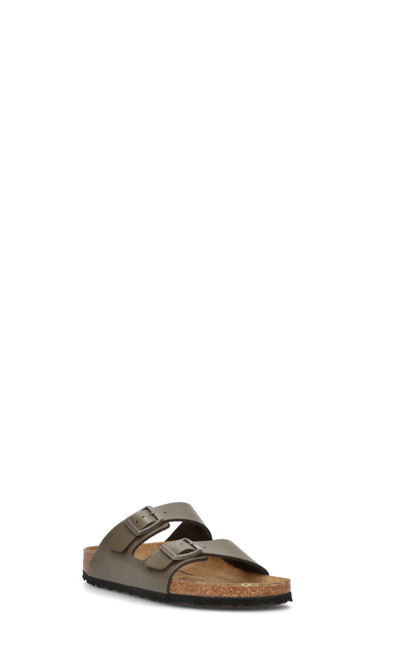 BIRKENSTOCK ARIZONA BS Ciabatta uomo grigia in pelle
