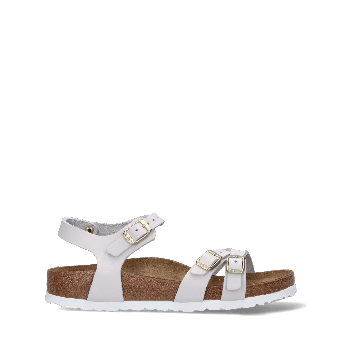 BIRKENSTOCK KUMBA Sandalo donna bianco in nabuk
