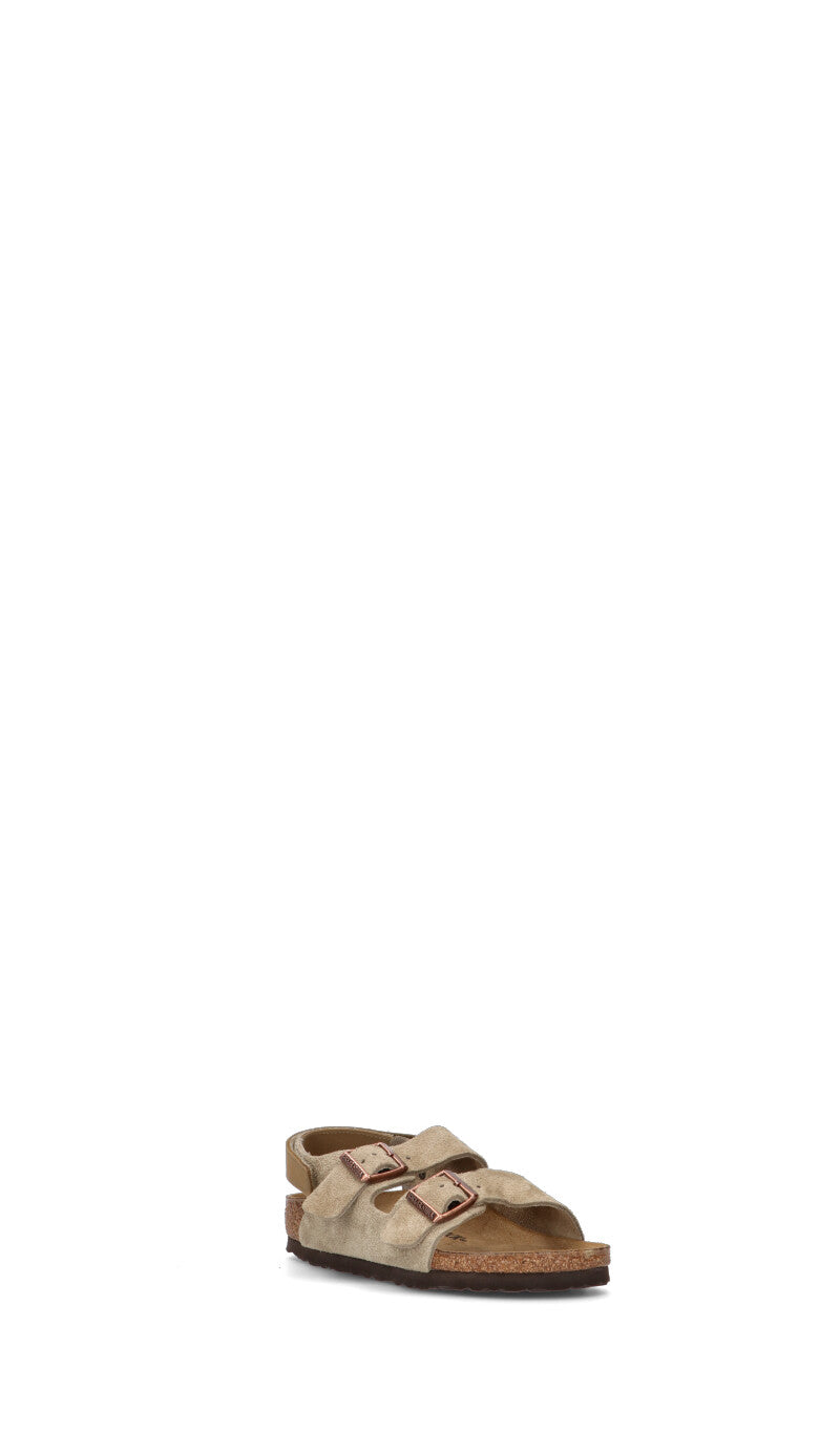 BIRKENSTOCK MILANO AS KIDS Sandalo unisex ragazzi taupe