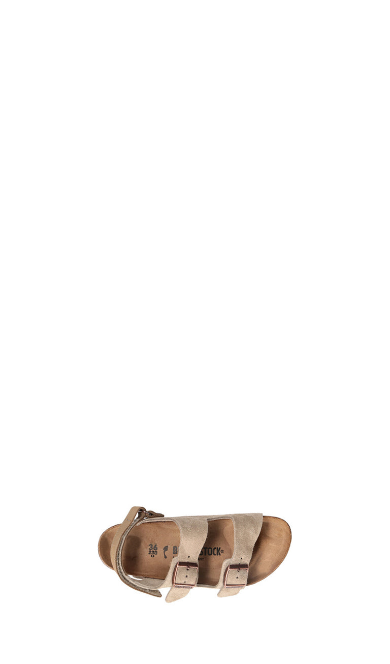 BIRKENSTOCK MILANO AS KIDS Sandalo unisex ragazzi taupe