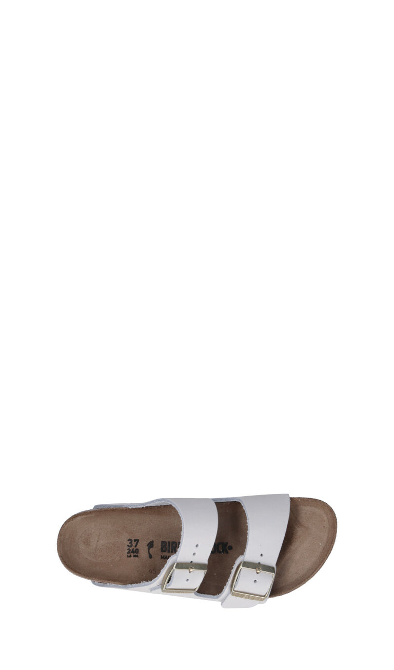 BIRKENSTOCK - ARIZONA BS ciabatta donna bianco antico in pelle