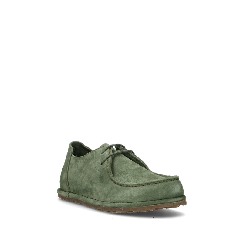 BIRKENSTOCK UTTI LACE Mocassino donna verde in suede