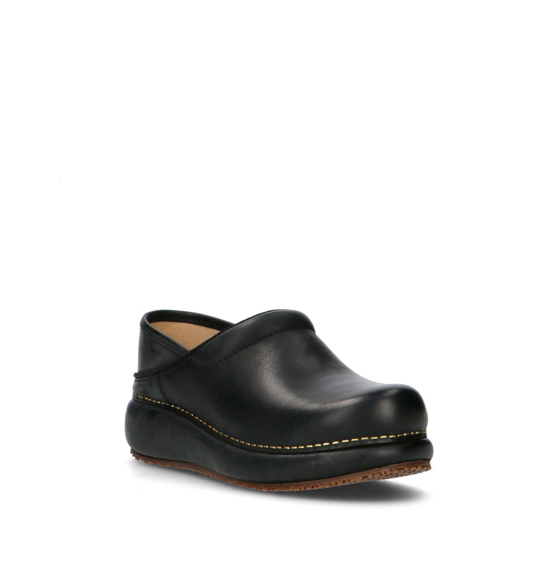 DANSKO Zoccolo donna nero in pelle