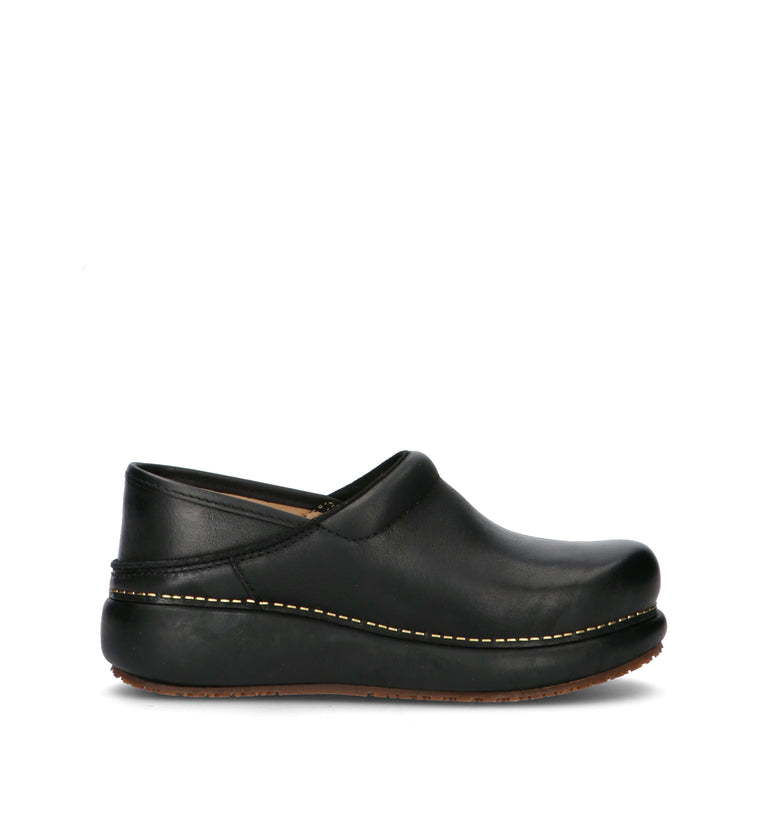 DANSKO Zoccolo donna nero in pelle