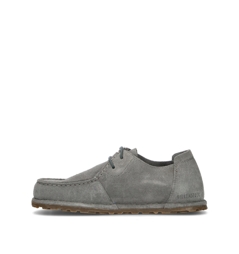 BIRKENSTOCK UTTI LACE Mocassino donna grigia in suede
