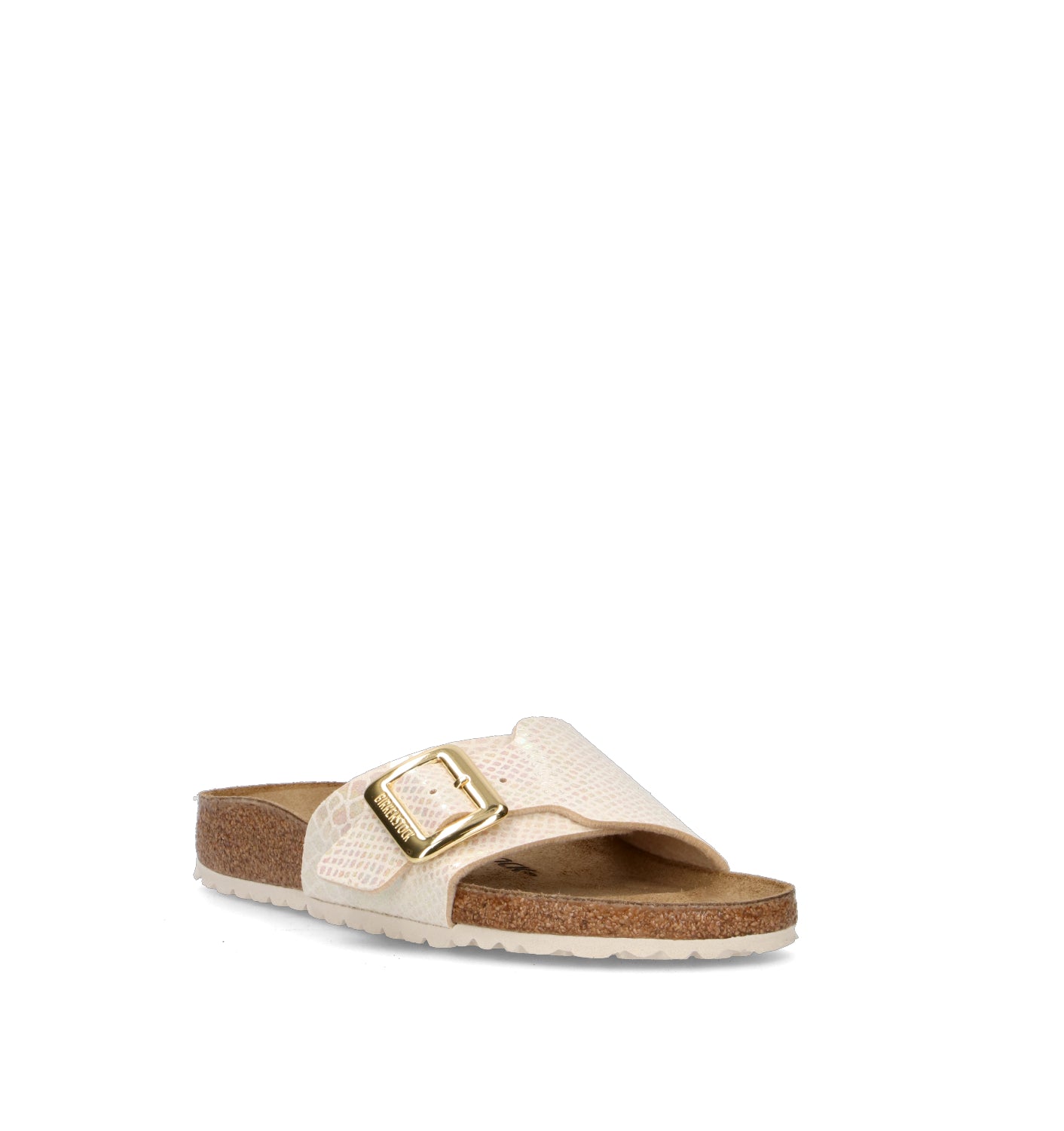 BIRKENSTOCK CATALINA CUSHION BUCKLE Ciabatta donna panna