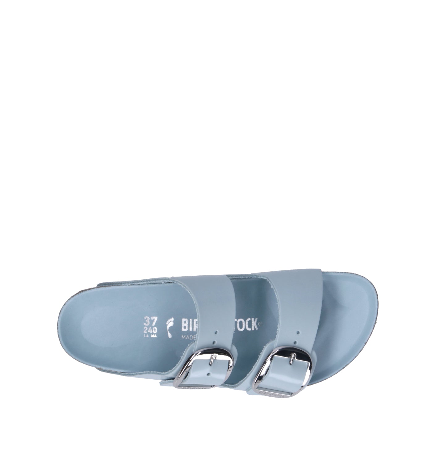 BIRKENSTOCK ARIZONA BIG BUCKLE Ciabatta donna azzurra in pelle