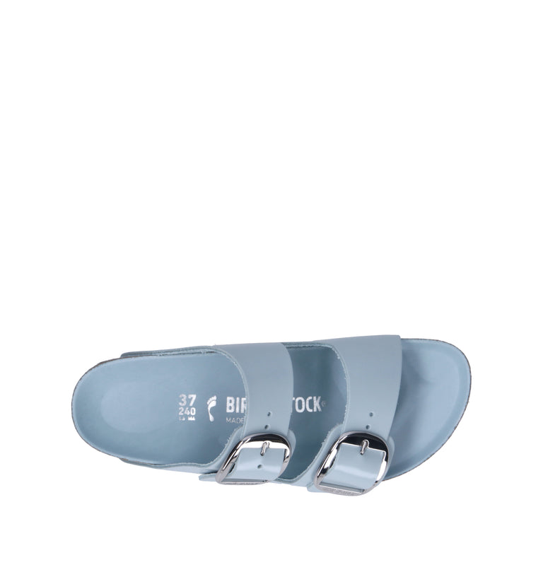 BIRKENSTOCK ARIZONA BIG BUCKLE Ciabatta donna azzurra in pelle