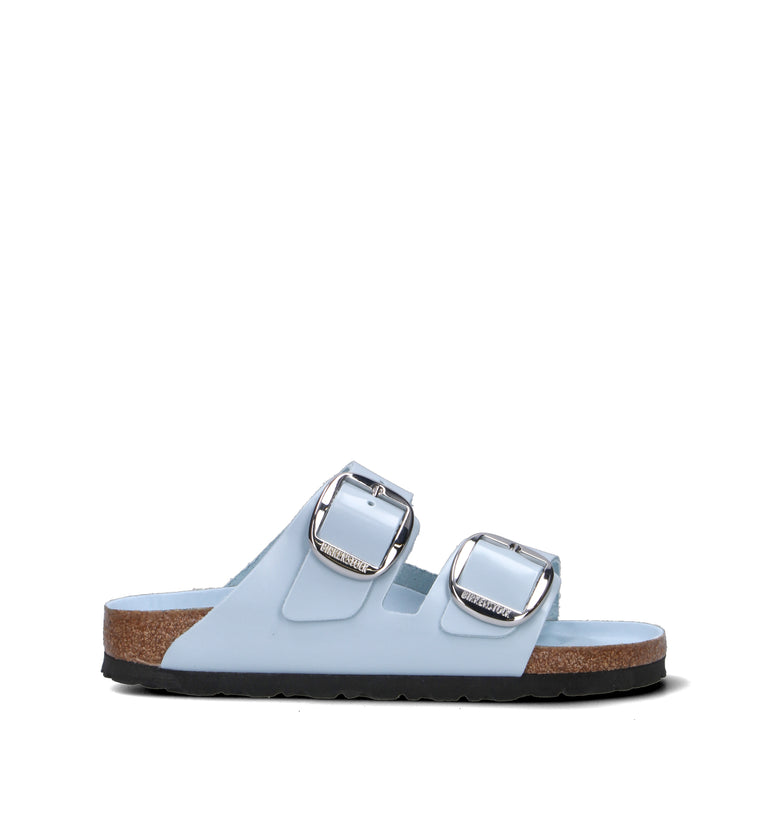 BIRKENSTOCK ARIZONA BIG BUCKLE Ciabatta donna azzurra in pelle