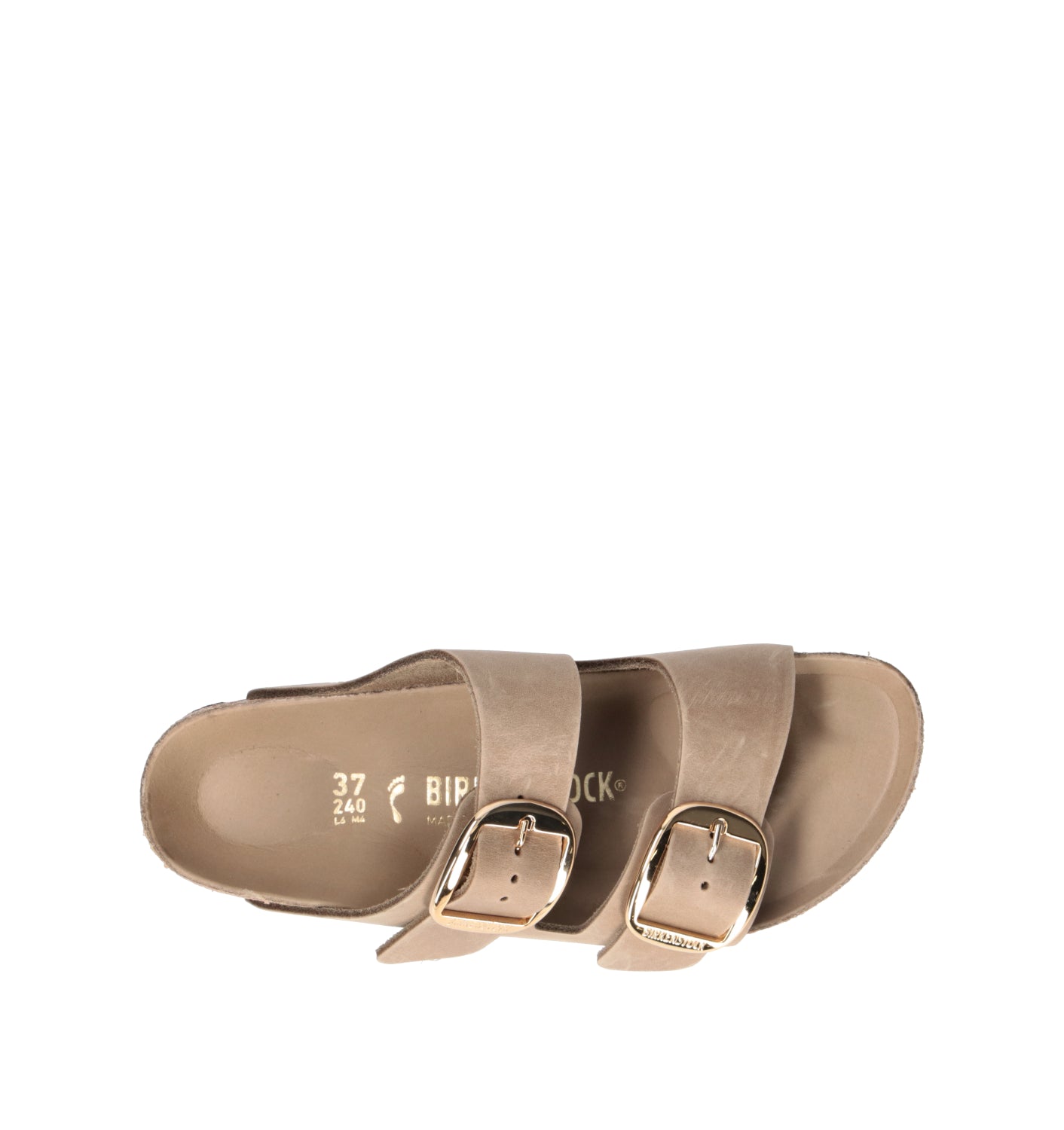 BIRKENSTOCK ARIZONA BIG BUCKLE Ciabatta donna beige in nabuk