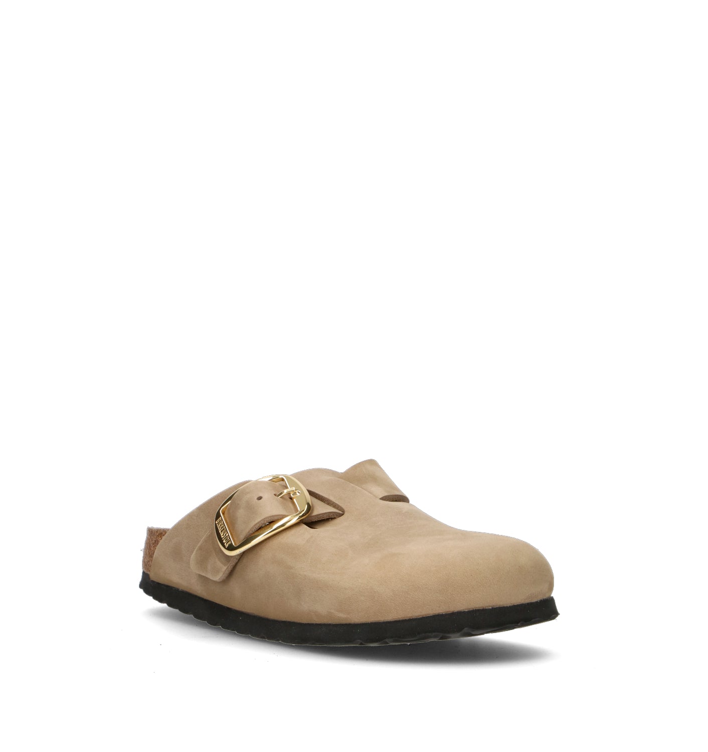 BIRKENSTOCK BOSTON BIG BUCKLE Ciabatta donna beige in suede