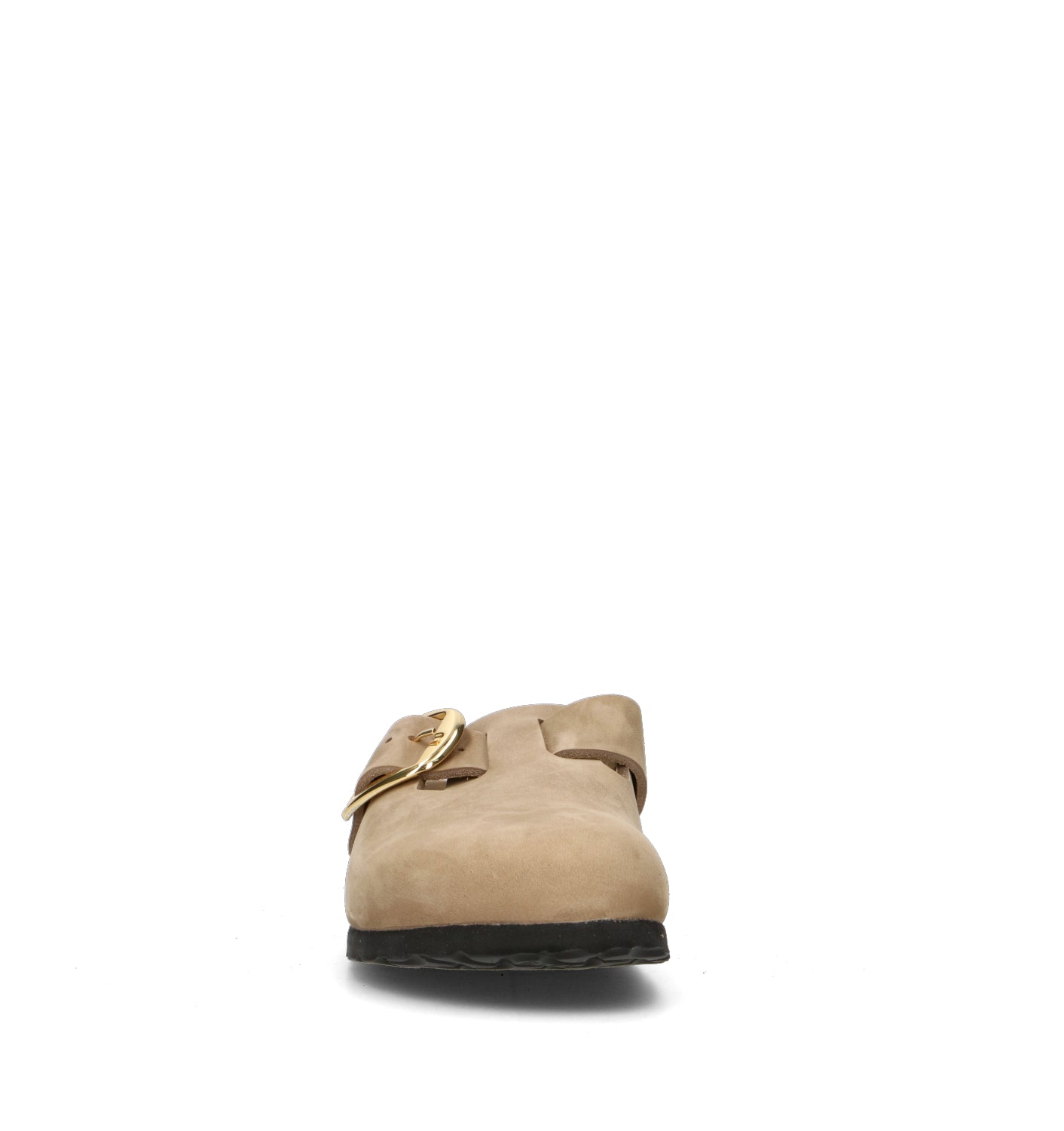 BIRKENSTOCK BOSTON BIG BUCKLE Ciabatta donna beige in suede