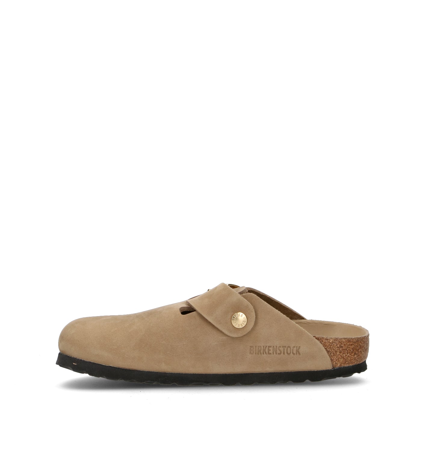 BIRKENSTOCK BOSTON BIG BUCKLE Ciabatta donna beige in suede