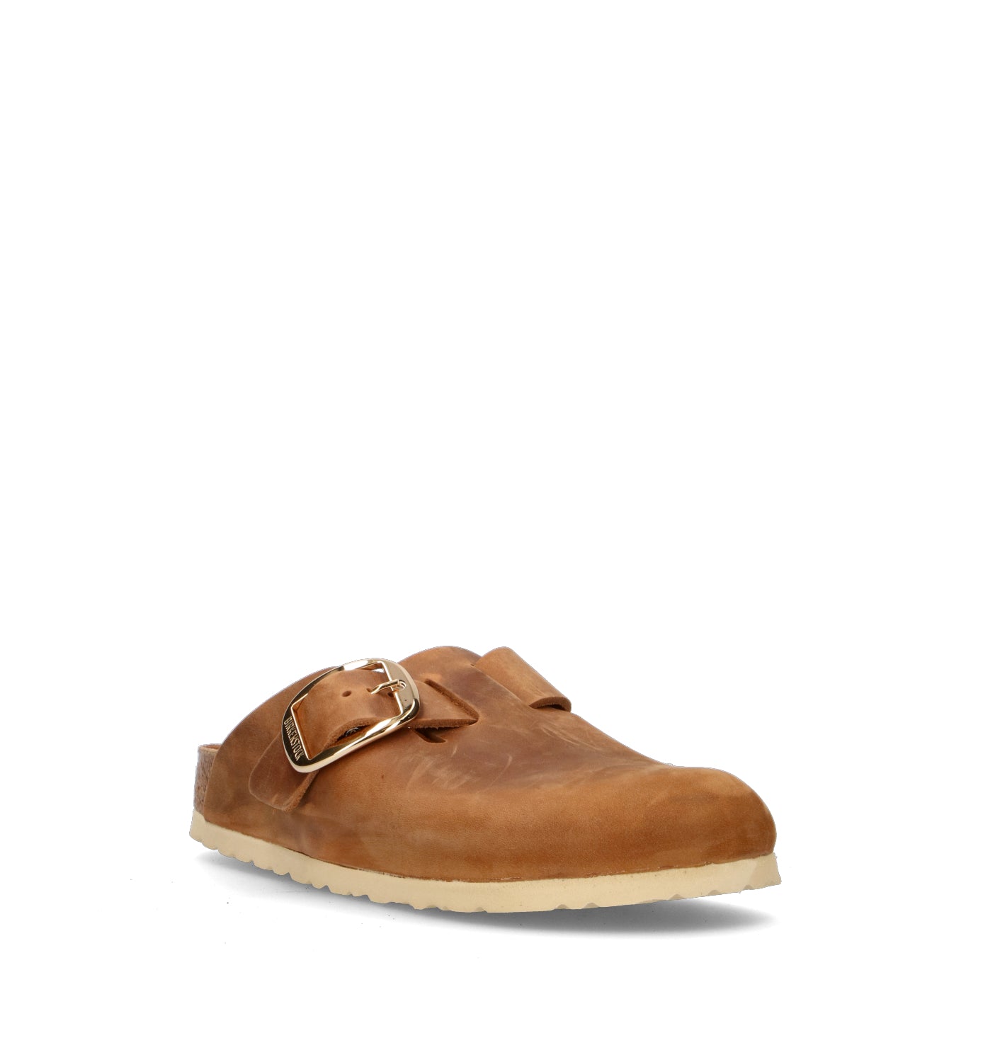 BIRKENSTOCK BOSTON BIG BUCKLE Ciabatta donna cognac in nabuk