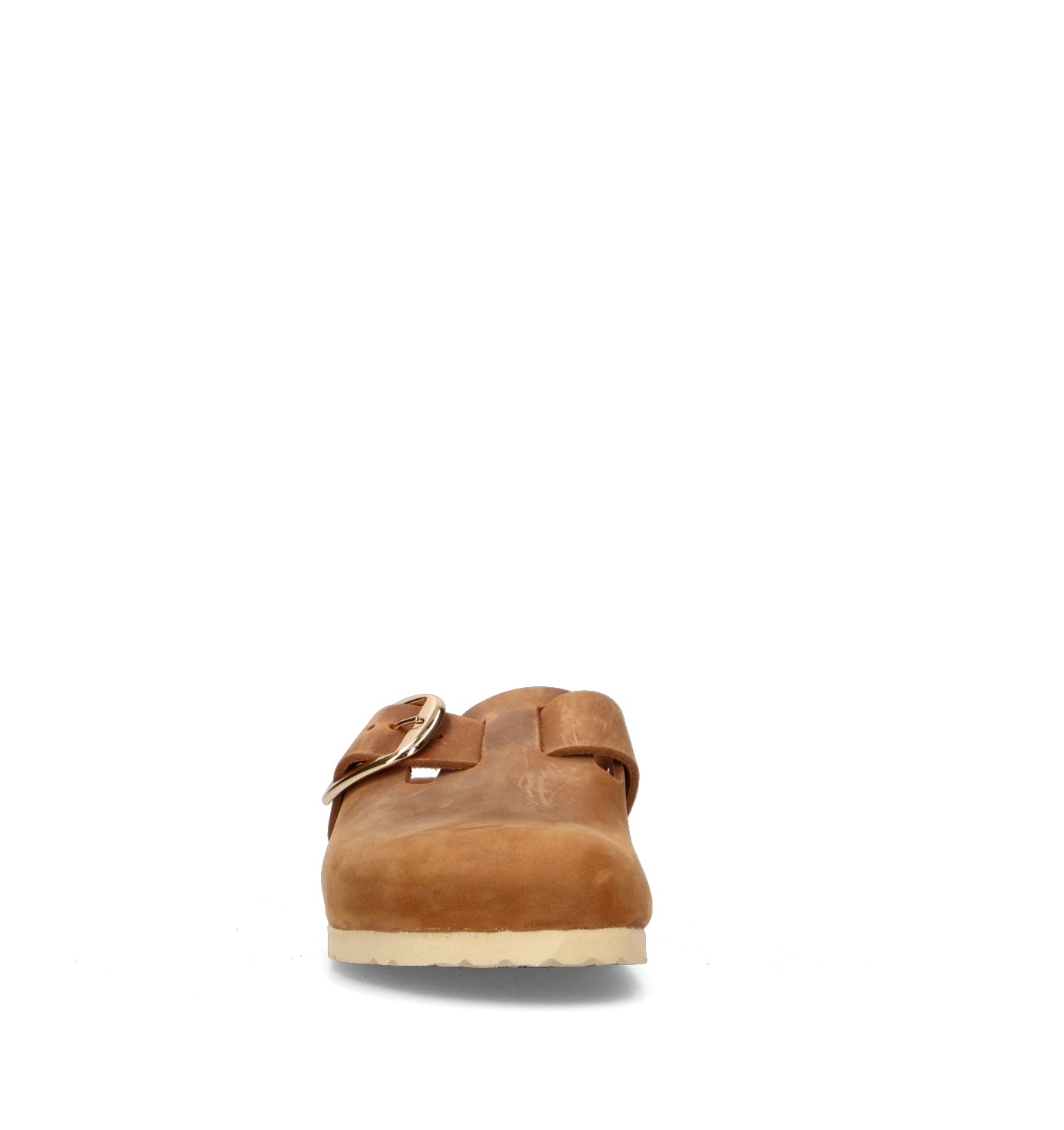 BIRKENSTOCK BOSTON BIG BUCKLE Ciabatta donna cognac in nabuk