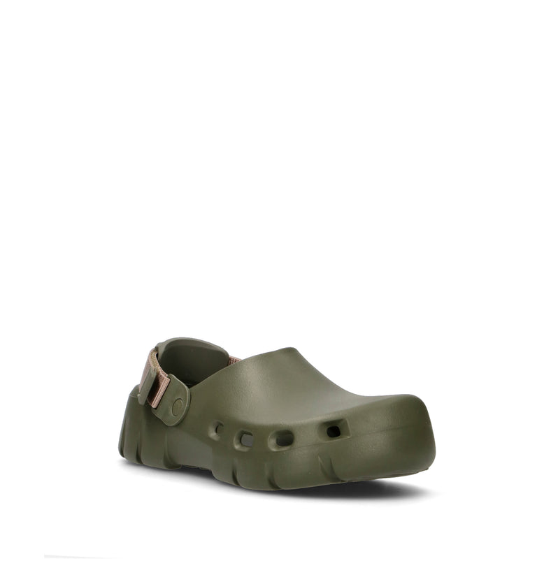 BIRKENSTOCK BIRKI FLOW TECH LOOP EVA Zoccolo uomo khaki/gray taupe