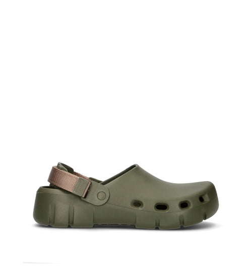 BIRKENSTOCK BIRKI FLOW TECH LOOP EVA Zoccolo uomo khaki/gray taupe