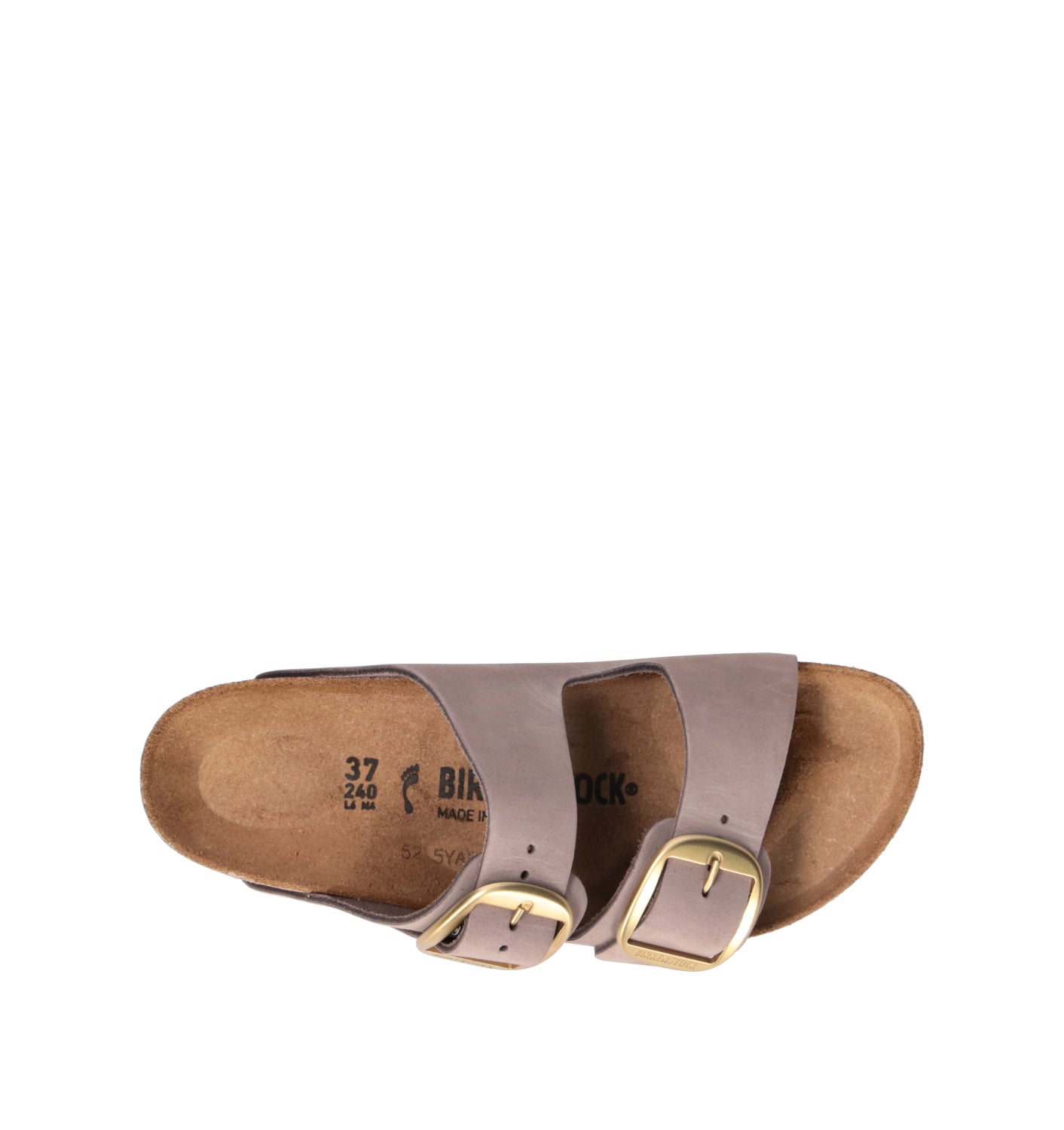 BIRKENSTOCK ARIZONA BIG BUCKLE Ciabatta donna faded purple in pelle