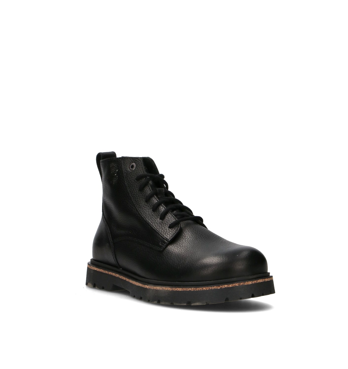 BIRKENSTOCK HIGHWOOD LACE MID Polacco uomo nero in pelle