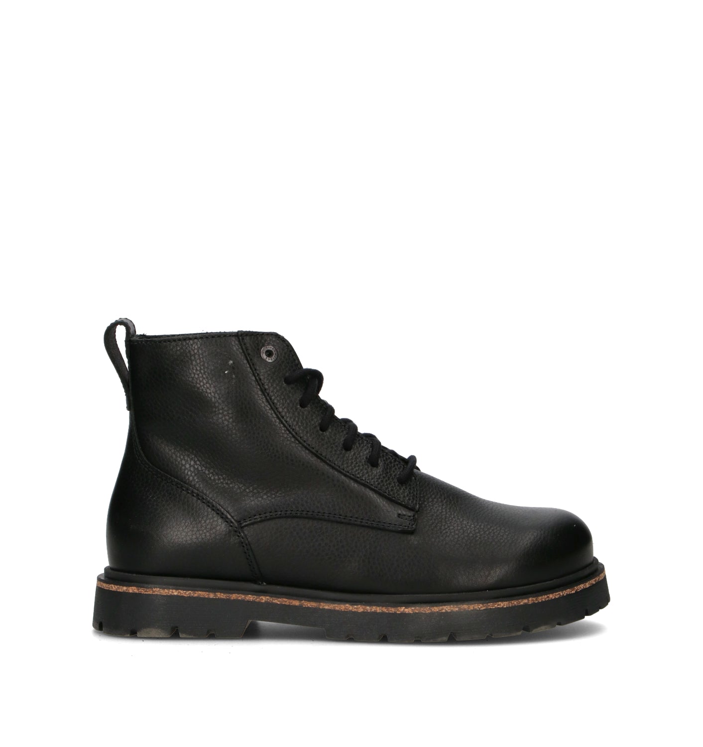 BIRKENSTOCK HIGHWOOD LACE MID Polacco uomo nero in pelle