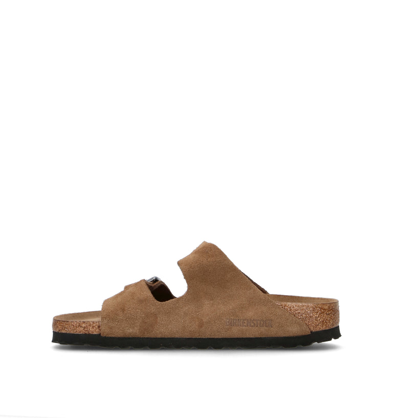 BIRKENSTOCK ARIZONA Ciabatta donna dark tea tonal in suede