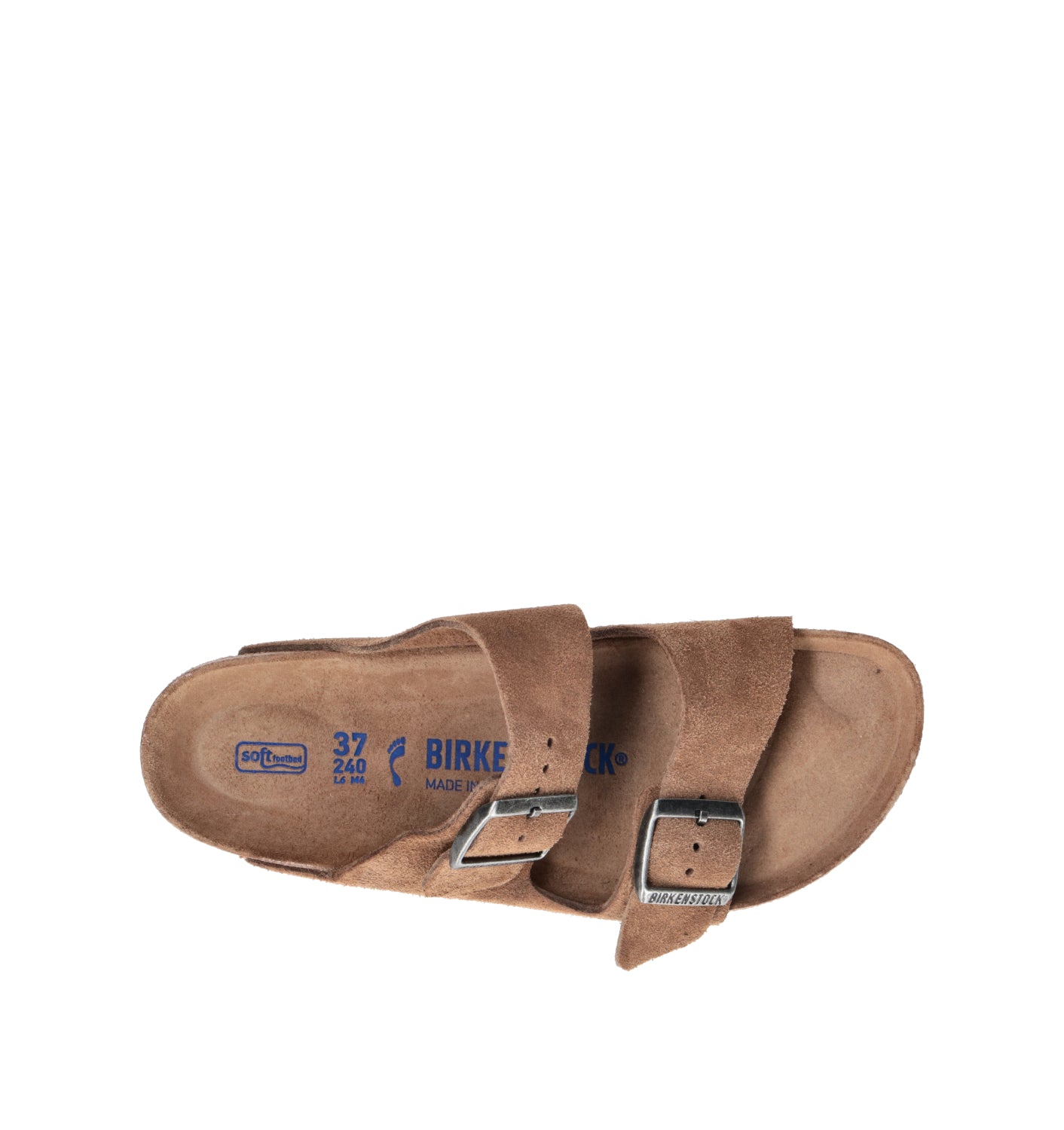 BIRKENSTOCK ARIZONA Ciabatta donna dark tea tonal in suede