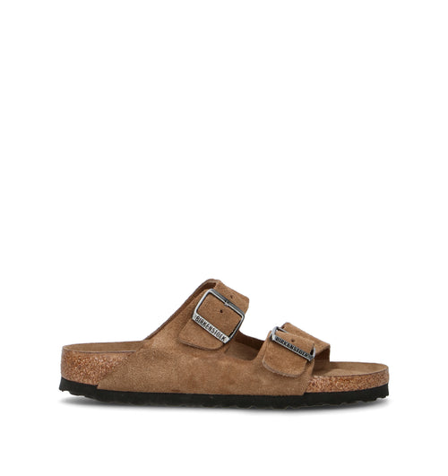 BIRKENSTOCK ARIZONA Ciabatta donna dark tea tonal in suede