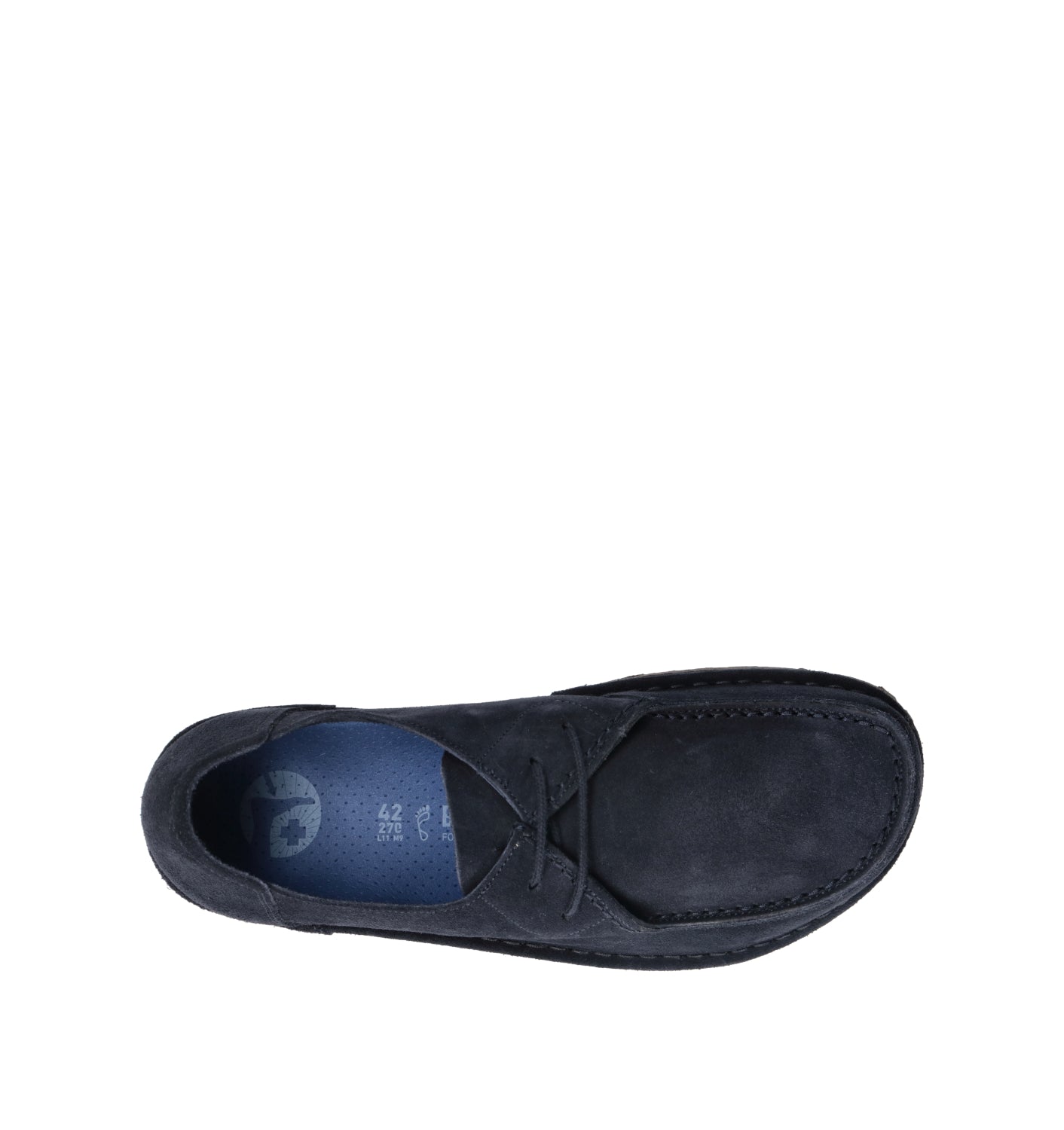 BIRKENSTOCK UTTI LACE Stringata uomo navy in suede