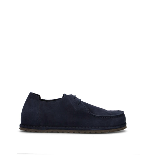 BIRKENSTOCK UTTI LACE Stringata uomo navy in suede