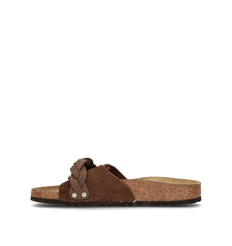 BIRKENSTOCK OITA BRAIDED Ciabatta donna carafe in suede
